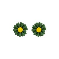 1 Pair Of Fashion Floral Plating Stud Earrings For Women sku image 7