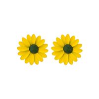 1 Pair Of Fashion Floral Plating Stud Earrings For Women sku image 5