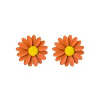 1 Pair Of Fashion Floral Plating Stud Earrings For Women sku image 6