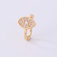 1 Piece Nose Rings & Studs Simple Style Solid Color Copper Inlay Zircon K Gold Plated sku image 42
