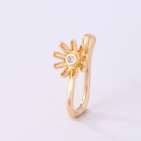 1 Piece Nose Rings & Studs Simple Style Solid Color Copper Inlay Zircon K Gold Plated sku image 55