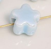 1 Piece Ceramics Square Heart Shape Flower Beads sku image 6