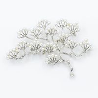 Vintage Pine Brooch Branches Pearl Boutonniere sku image 2