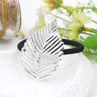 Jewelry Hair Accessories Hair Ring Alloy Leaves Flowers Strands Of Empty Hair Rope sku image 2