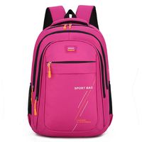 Solid Color Daily School Backpack main image 5