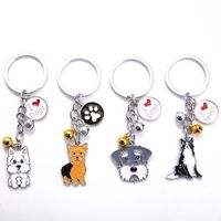 Cute Animal Metal Unisex Bag Pendant Keychain main image 4