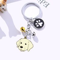 Cute Animal Metal Unisex Bag Pendant Keychain sku image 20