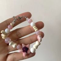 Wholesale Jewelry Vacation Starfish Alloy Ceramics Beaded Bracelets sku image 1