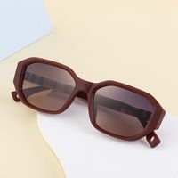 Formal Solid Color Cool Style Solid Color Pc Square Full Frame Men's Sunglasses main image 3