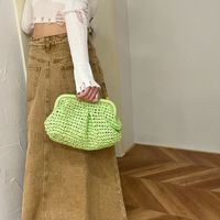 Women's All Seasons Polyester Vintage Style Straw Bag main image 4
