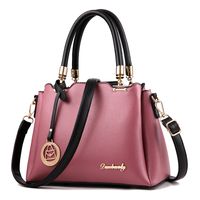 Women's Pu Leather Solid Color Vintage Style Square Zipper Bucket Bag sku image 6