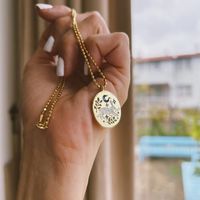 201 Stainless Steel 304 Stainless Steel Gold Plated Casual Commute Plating Rabbit Pendant Necklace main image 2