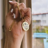 201 Stainless Steel 304 Stainless Steel Gold Plated Casual Commute Plating Rabbit Pendant Necklace main image 3