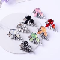 1 Pair Simple Style Water Droplets Plating Inlay Alloy Gold Plated Ear Studs main image 1