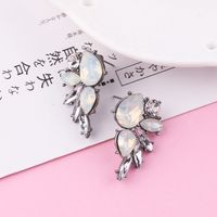 1 Pair Simple Style Water Droplets Plating Inlay Alloy Gold Plated Ear Studs sku image 8