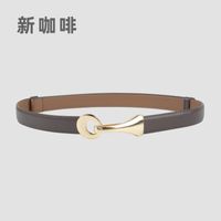 Women's Decorative Retro Adjustment Cowhide Genuine Leather Belt Wholesale sku image 1