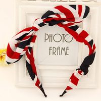 Simple Style Flower Bow Knot Twist Cloth Hair Band sku image 1