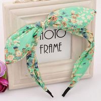 Simple Style Flower Bow Knot Twist Cloth Hair Band sku image 4
