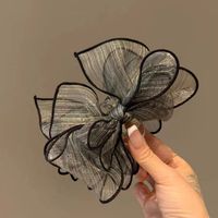 Classic Style Bow Knot Cloth Hair Claws sku image 13
