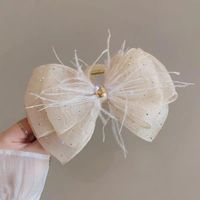 Simple Style Bow Knot Cloth Patchwork Hair Claws sku image 30