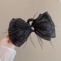Simple Style Bow Knot Cloth Patchwork Hair Claws sku image 29