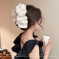 Simple Style Bow Knot Cloth Patchwork Hair Claws sku image 20