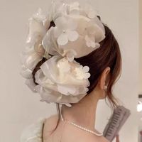 Simple Style Bow Knot Cloth Patchwork Hair Claws sku image 28