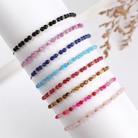 Wholesale Jewelry Casual Simple Style Round Natural Stone Beaded Knitting Bracelets main image 5