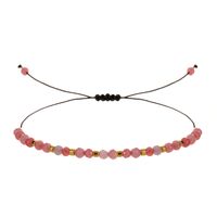 Wholesale Jewelry Casual Simple Style Round Natural Stone Beaded Knitting Bracelets sku image 9