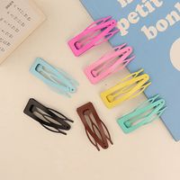 Casual Simple Style Solid Color Alloy Hair Clip main image 1