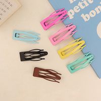 Casual Simple Style Solid Color Alloy Hair Clip main image 3