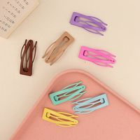 Casual Simple Style Solid Color Alloy Hair Clip main image 2