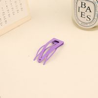 Casual Simple Style Solid Color Alloy Hair Clip sku image 3
