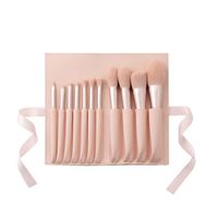Casual Pu Leather Wooden Handle Makeup Brushes 1 Set main image 3
