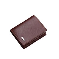 Men's Solid Color Pu Leather Wallets main image 2
