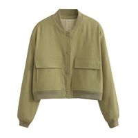 Women's Casual Solid Color Pocket Button Single Breasted Coat Jacket main image 5