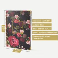 Planner English Rollover Coil Notebook With Divider Pages main image 5