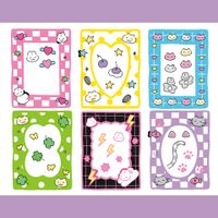 Cute Graffiti Border Pocket Account Sticker sku image 5