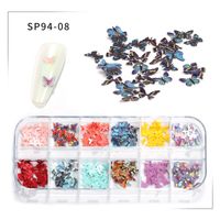 Cute Simple Style Streetwear Flower Butterfly Plastic Paper Nail Decoration Accessories 1 Set sku image 9