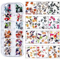 Cute Simple Style Streetwear Flower Butterfly Plastic Paper Nail Decoration Accessories 1 Set sku image 20