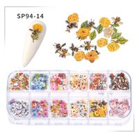 Süß Einfacher Stil Strassenmode Blume Schmetterling Kunststoff Papier Nagel Accessoires 1 Satz sku image 14