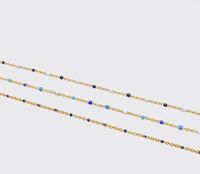 Einfacher Stil Einfarbig Titan Stahl Überzug Inlay Zirkon 18 Karat Vergoldet Halskette main image 6