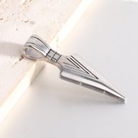 Retro Arrow Titanium Steel Plating Pendant Necklace sku image 1