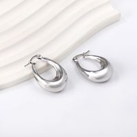1 Pair Simple Style Classic Style Geometric Plating Stainless Steel Earrings main image 5