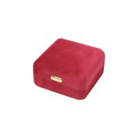 Elegant Lady Solid Color Cloth Jewelry Boxes main image 4