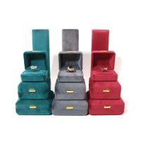 Elegant Lady Solid Color Cloth Jewelry Boxes main image 6
