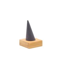 Artistic Conical Bamboo Wood Flannel Jewelry Rack sku image 2
