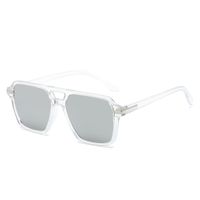 Elegant Basic Geometric Ac Square Full Frame Men's Sunglasses sku image 8