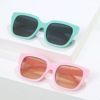 Retro Classic Style Color Block Leopard Pc Square Full Frame Women's Sunglasses main image 5