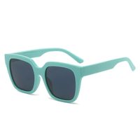 Retro Classic Style Color Block Leopard Pc Square Full Frame Women's Sunglasses sku image 5